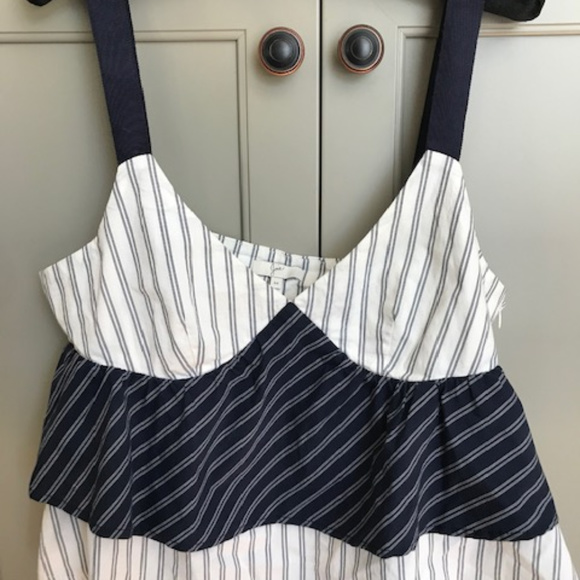 Joie Tops - Joie Ruffled Layered Crop Top - Size Medium